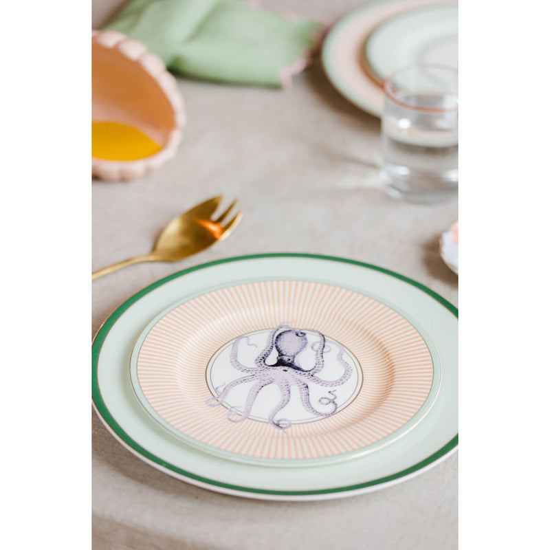 Yvonne Ellen 4-Piece Fine China Side Plates - Under The Sea