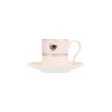 Yvonne Ellen 2-Piece Fine China Espresso Cup & Saucer - Slogan