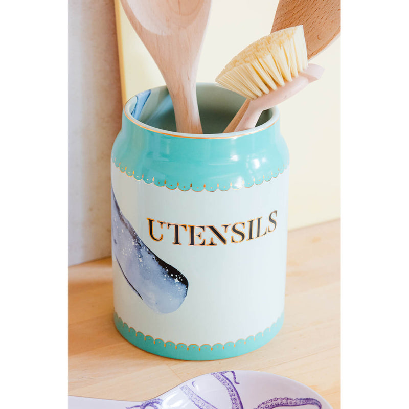 Yvonne Ellen Utensil Pot - Whale