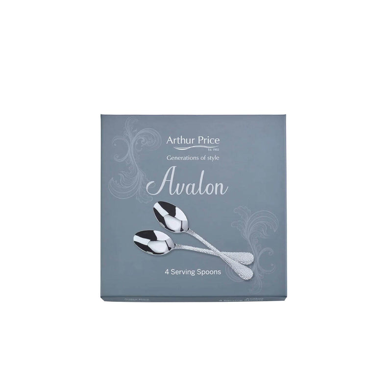 Arthur Price Avalon Stainless Steel Serving Spoons - Set of 4