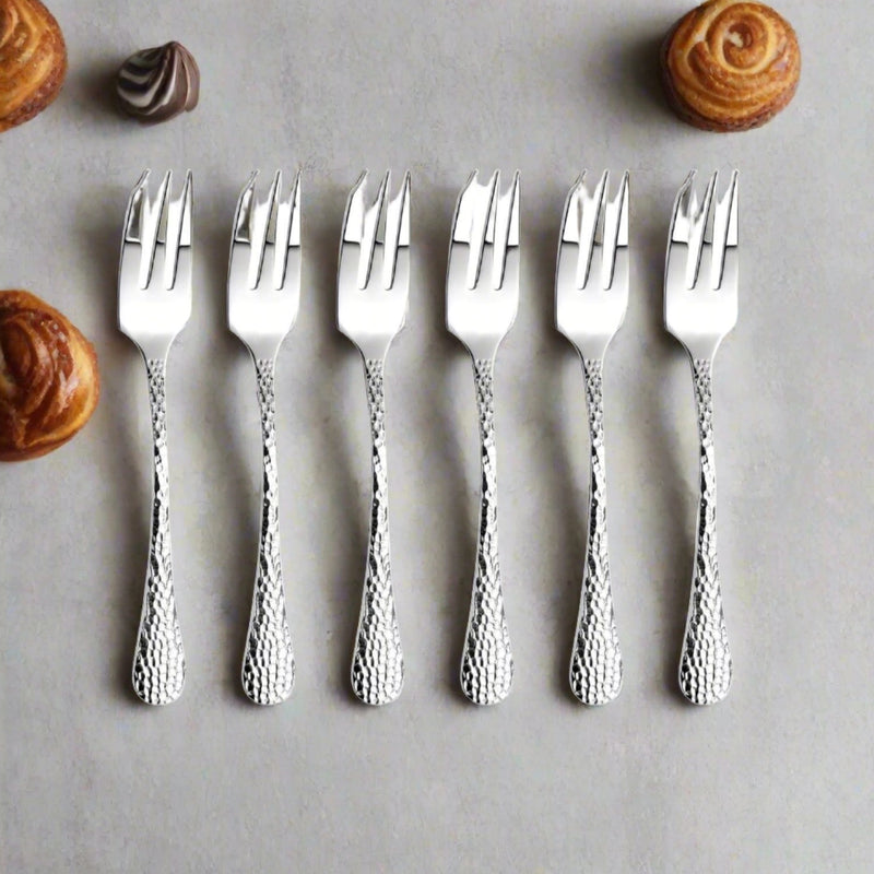 Arthur Price Avalon Stainless Steel Pastry Forks - Set of 6