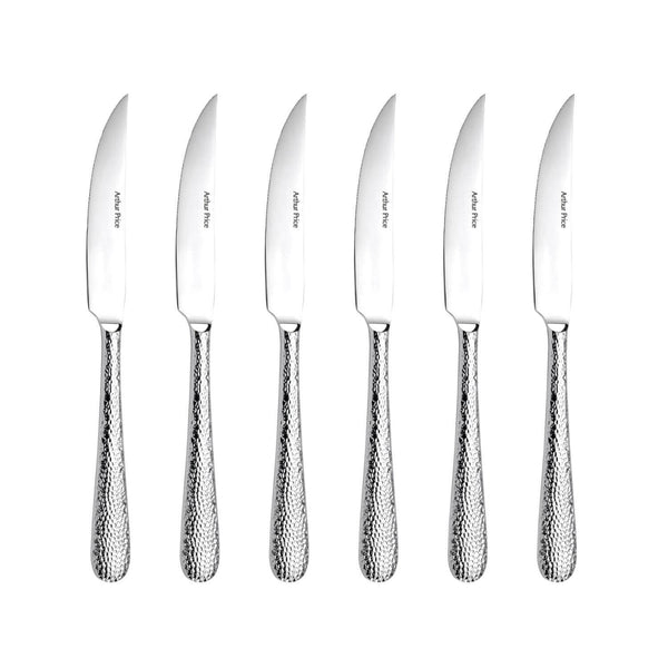 Arthur Price Avalon Stainless Steel Steak Knives - Set of 6