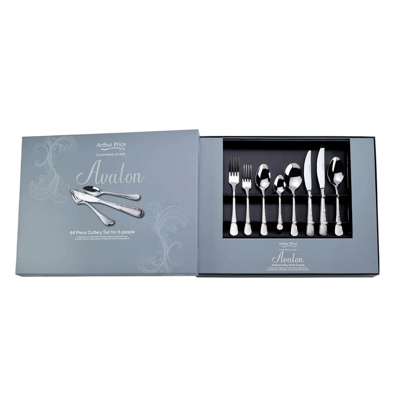 Arthur Price Avalon Stainless Steel Cutlery Set - 44-Piece