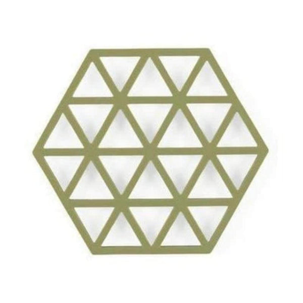 Zone Denmark Triangles Silicone Trivet - Sage