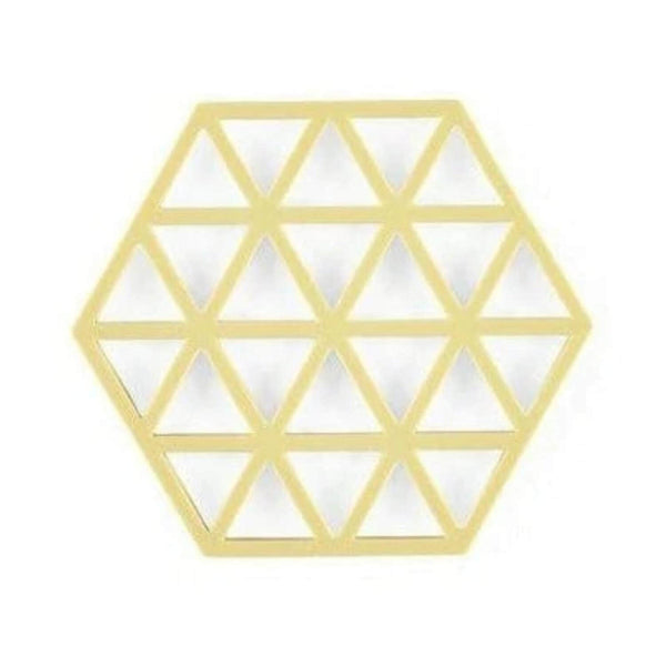 Zone Denmark Triangles Silicone Trivet - Chardonnay