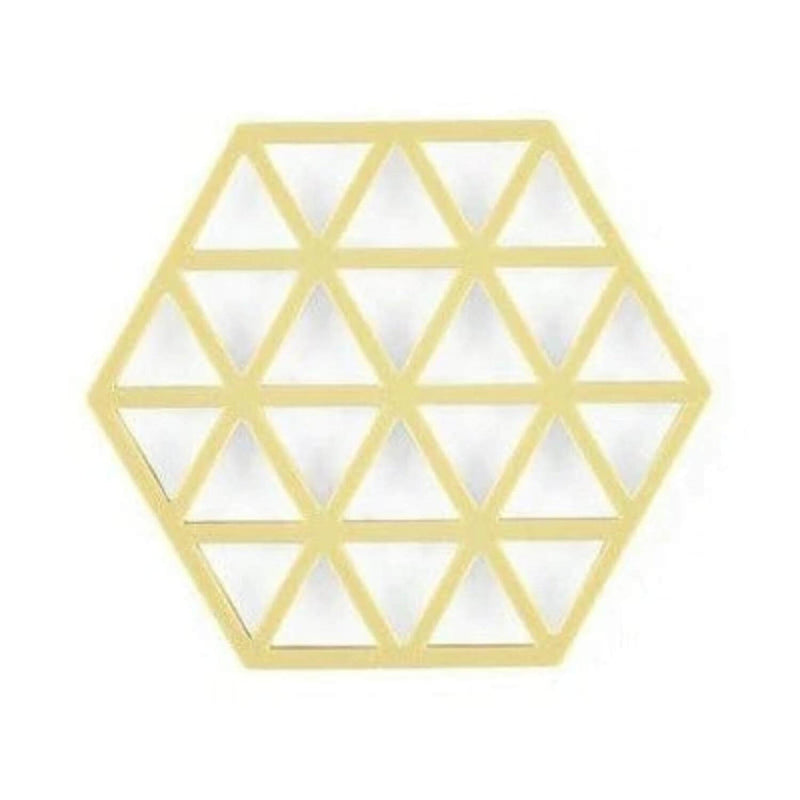 Zone Denmark Triangles Silicone Trivet - Chardonnay