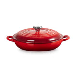 Le Creuset Signature Cast Iron 30cm Shallow Casserole - Cerise