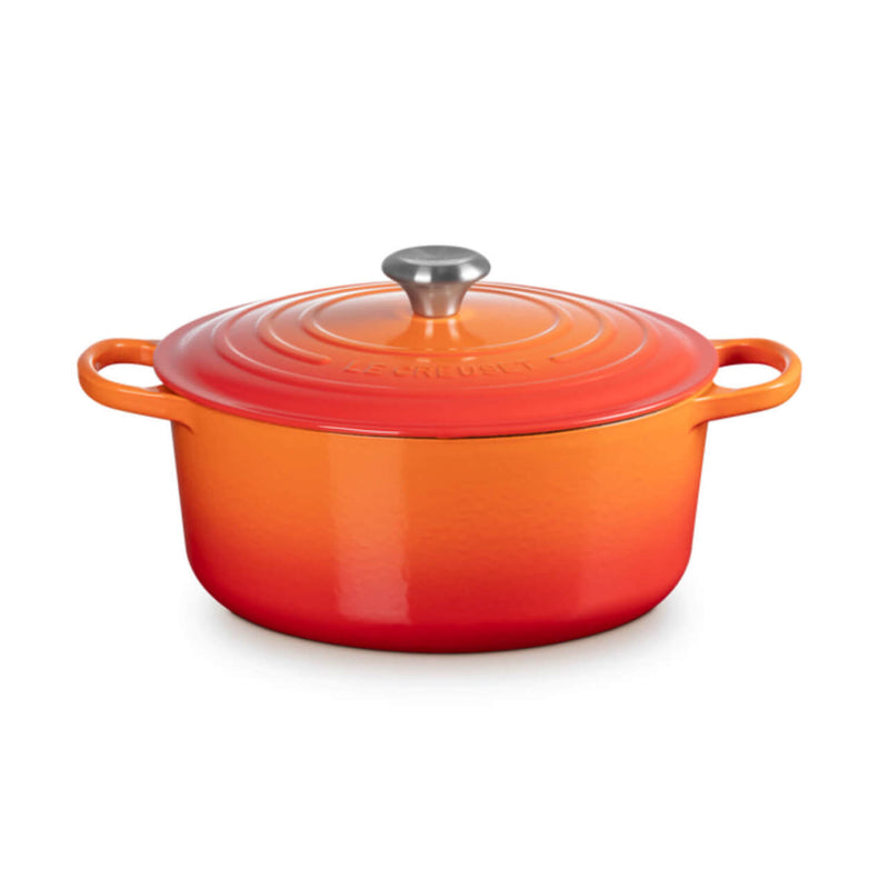 Le Creuset Signature Cast Iron 28cm Round Casserole - Volcanic