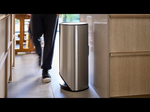 Joseph Joseph Arc 30 Litre Easy-Push Pedal Bin - Stainless Steel