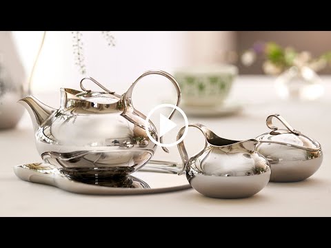 Robert Welch Drift 18|10 Mirror Polished Stainless Steel 900ml Teapot