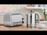 Dualit Classic 1.7 Litre Jug Kettle & 4 Slice Toaster Set - Polished Steel