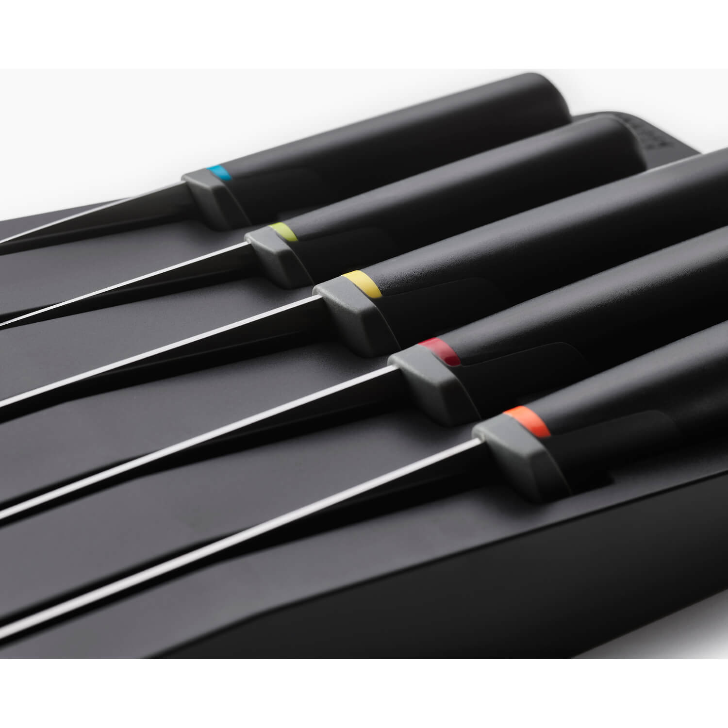 Elevate™ Store 5-piece Multicolour Knife Set with In-drawer Storage Tray