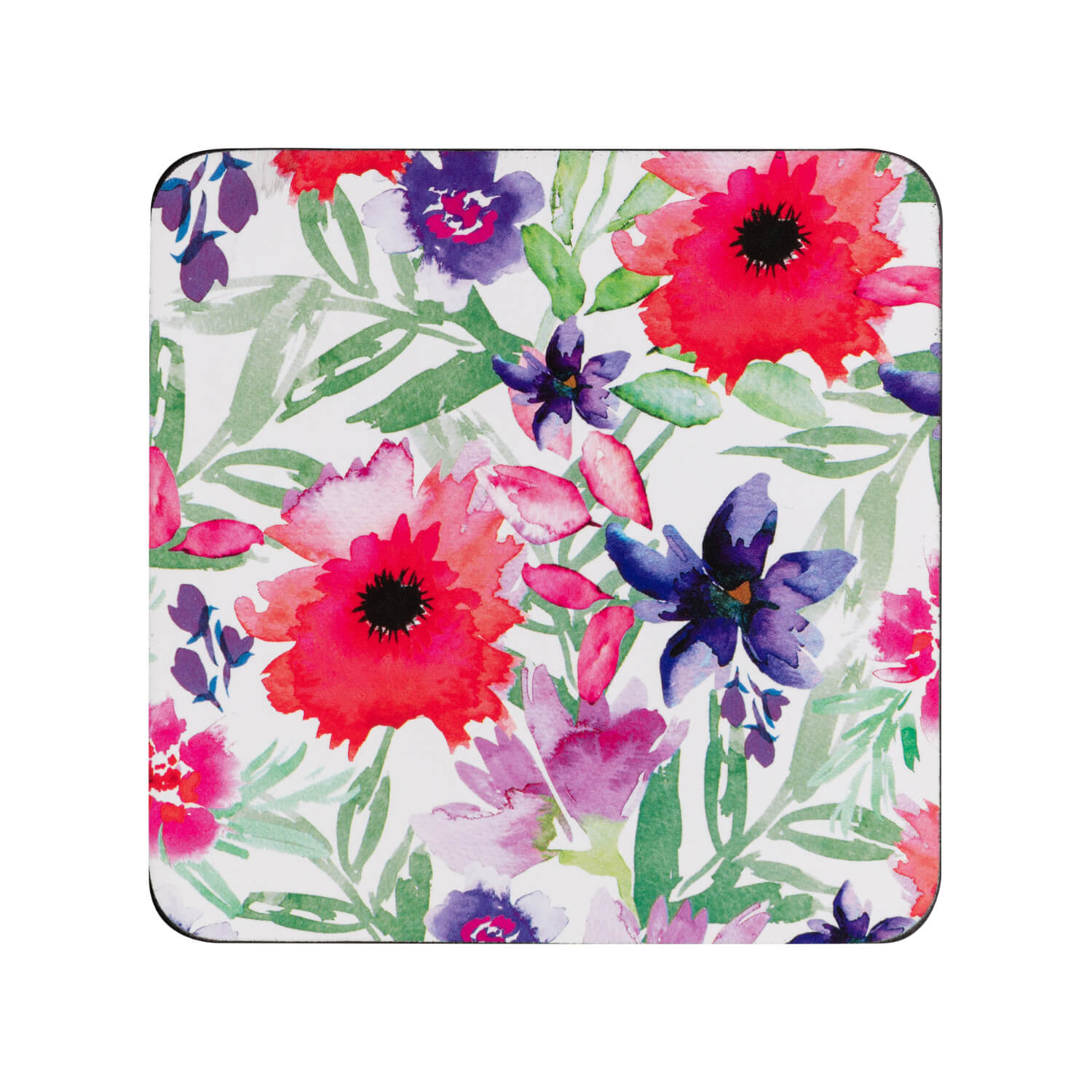 Buy Denby | 6-Piece Coaster Set - Water Colour Floral – Potters Cookshop