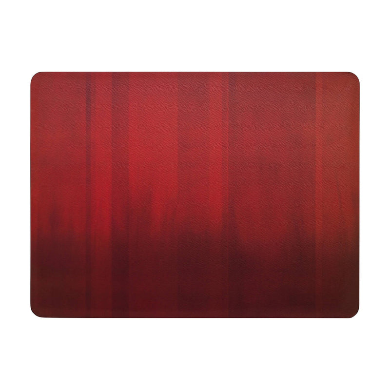 Denby Pottery Colours 12 Piece Placemat & Coaster Set - Red