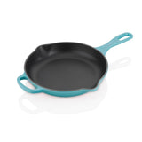 Le Creuset Signature Cast Iron 23cm Round Skillet - Teal - Potters Cookshop