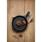 Tramontina Pre-Seasoned Cast Iron Round Griddle Pan - 28cm