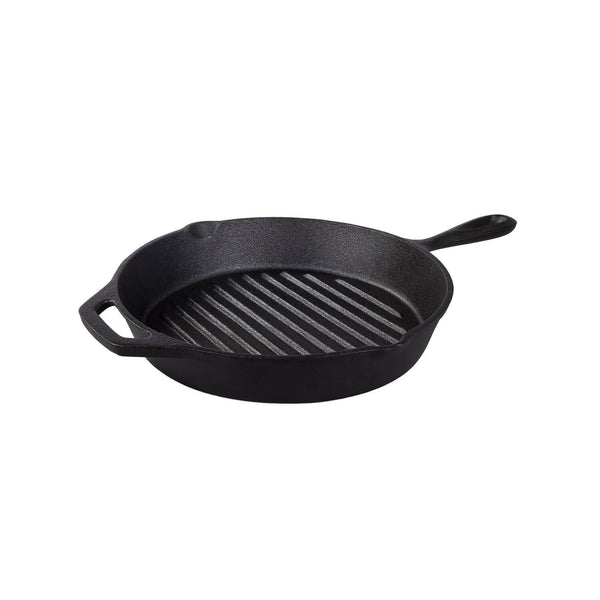 Tramontina Pre-Seasoned Cast Iron Round Griddle Pan - 28cm