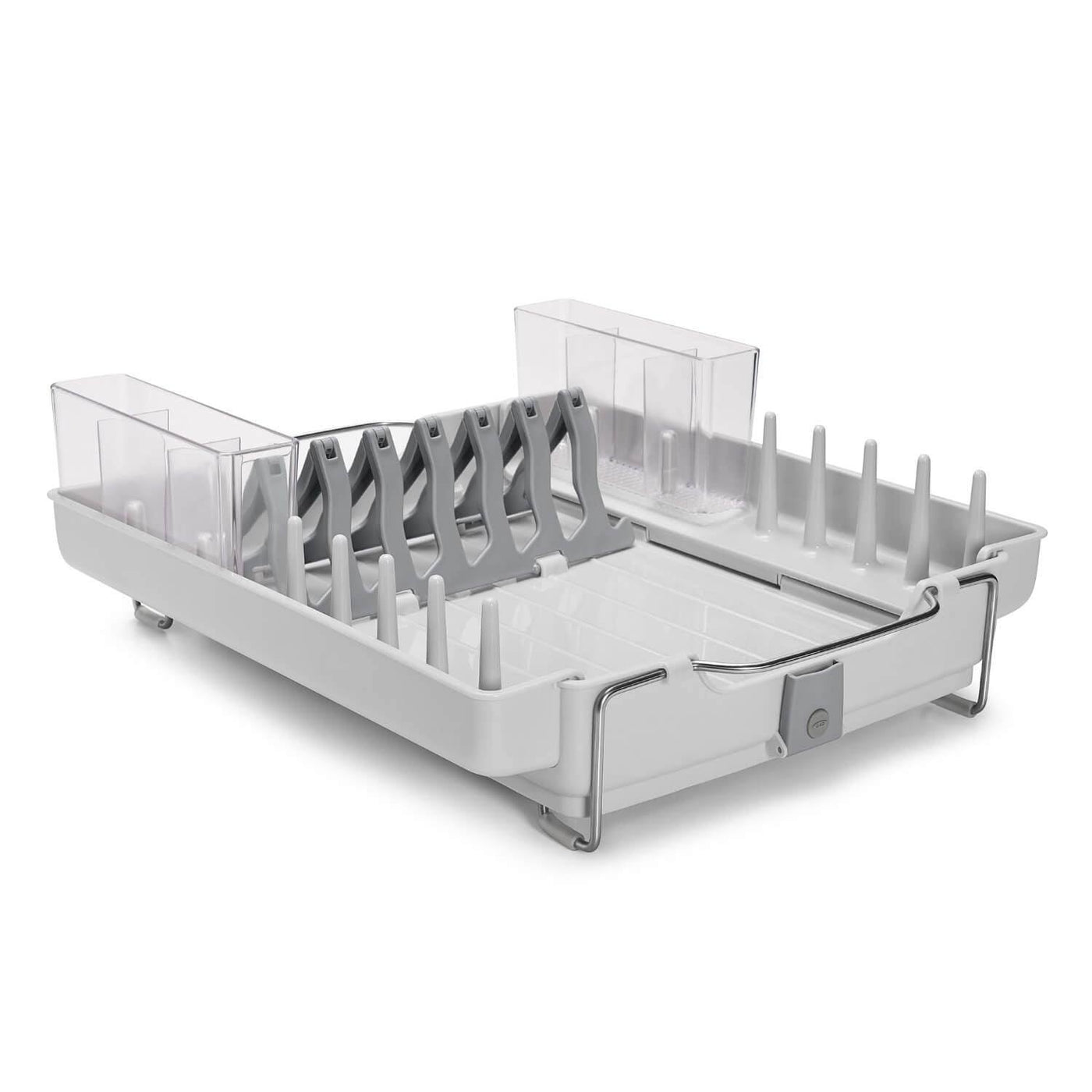 Buy OXO Good Grips Foldaway Dish Rack Grey Potters Cookshop