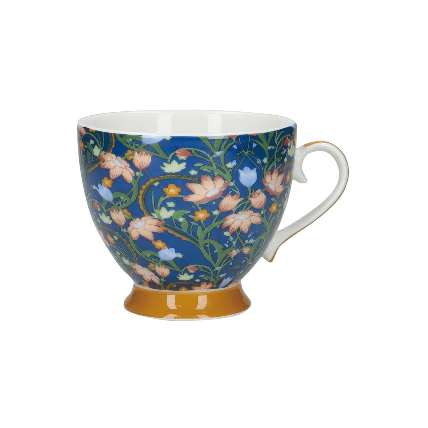 Buy Kitchencraft 400ml Footed Mug Dusk Floral Potters Cookshop 8534