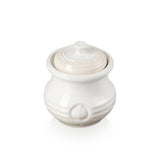 Le Creuset Stoneware Garlic Keeper - Meringue - Potters Cookshop