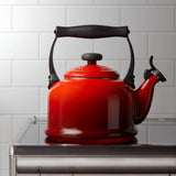 Le Creuset Traditional Stove Top Kettle - Cerise - Potters Cookshop