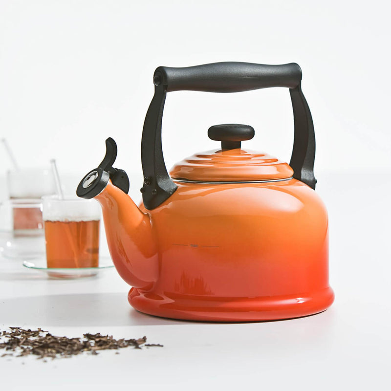 Le Creuset Traditional Stove Top Kettle - Volcanic - Potters Cookshop