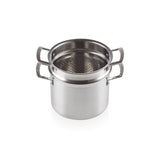 Le Creuset 3-Ply 5 Litre Stainless Steel Pasta Pot with Deep Insert