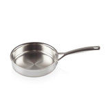 Le Creuset 3-Ply Stainless Steel Saute Pan With Non-Stick Poaching Insert - 20cm