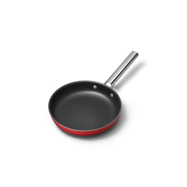 Smeg Cookware 24cm Non-Stick Frying Pan - Red