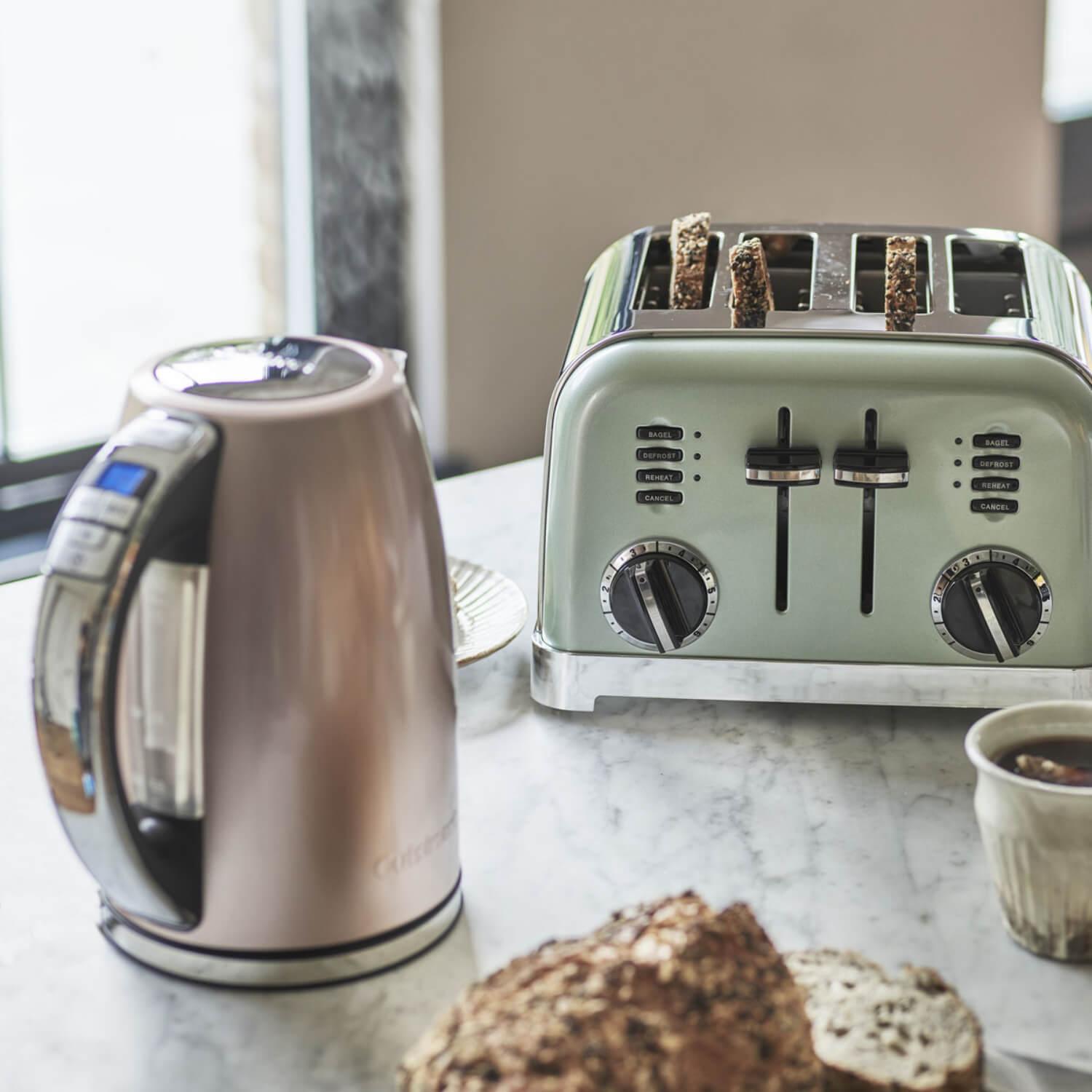 Sage green outlet kettles and toasters