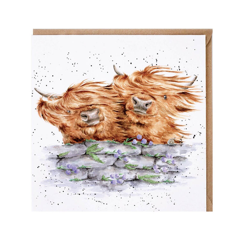 Wrendale Designs Card - Blown Away