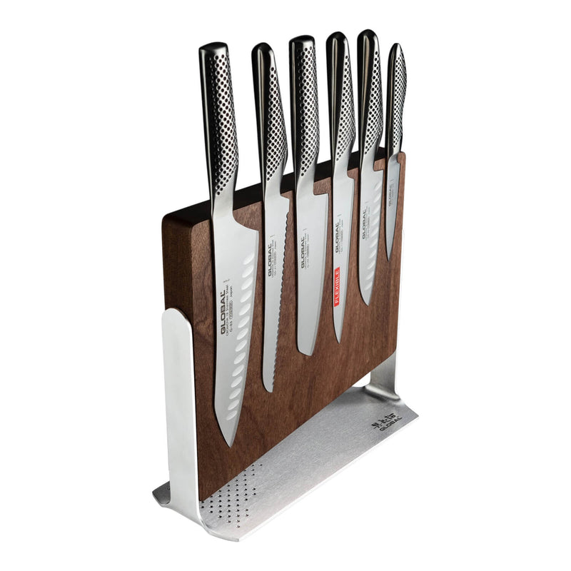 Global Knives Water-Mizu 7 Piece Knife Block Set