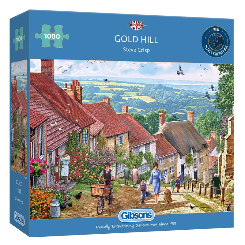 Gibsons 1000 Piece Jigsaw Puzzle - Gold Hill