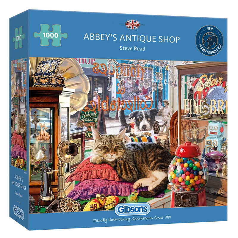 Gibsons 1000 Piece Jigsaw Puzzle - Abbey's Antique Shop