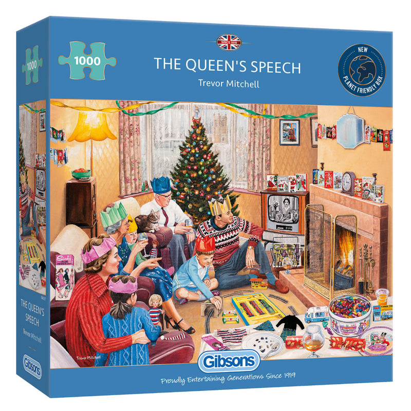 Gibsons 1000 Piece Jigsaw Puzzle - The Queens Speech