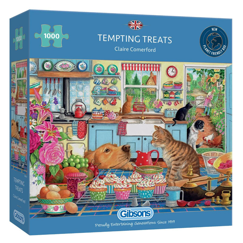 Gibsons 1000 Piece Jigsaw Puzzle - Tempting Treats