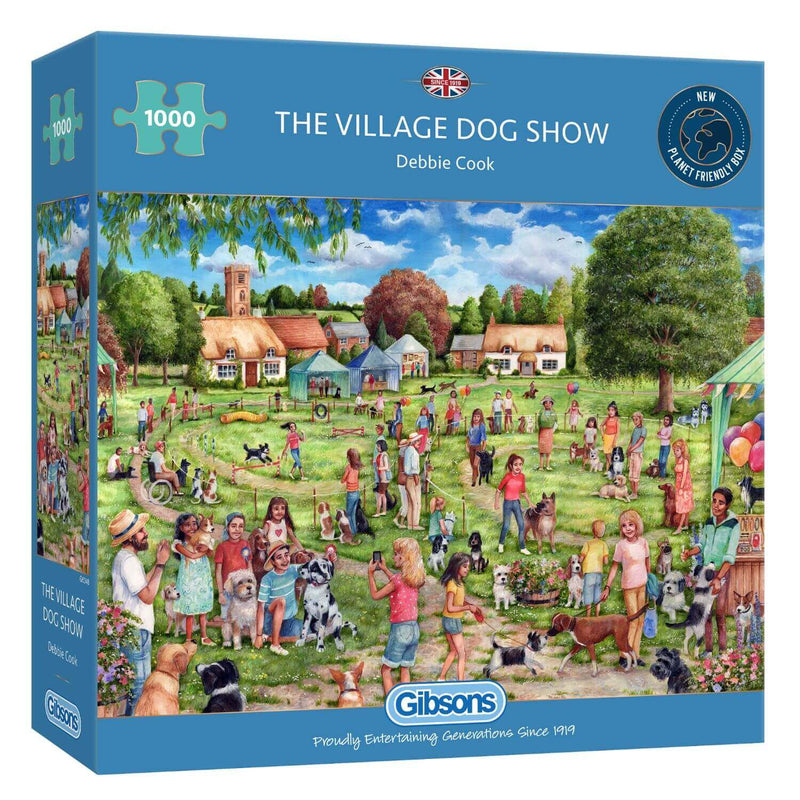 Gibsons 1000 Piece Jigsaw Puzzle - The Village Dog Show