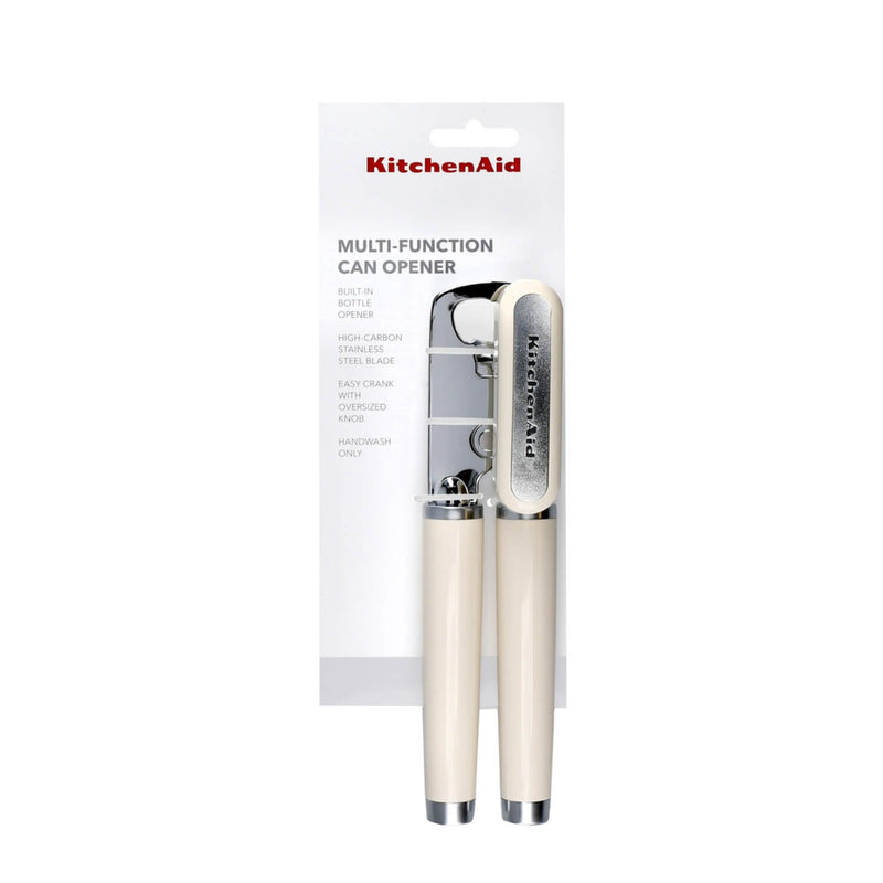 KitchenAid Stainless Steel Can Opener - Almond Cream