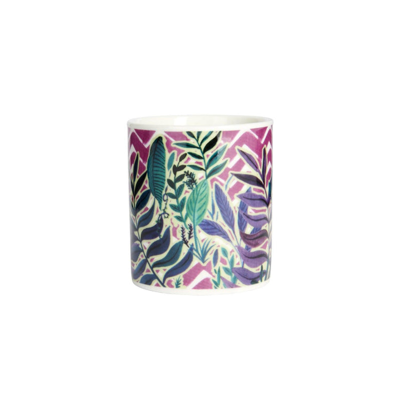 KitchenCraft Espresso Mug - Exotic Leaves - Potters Cookshop