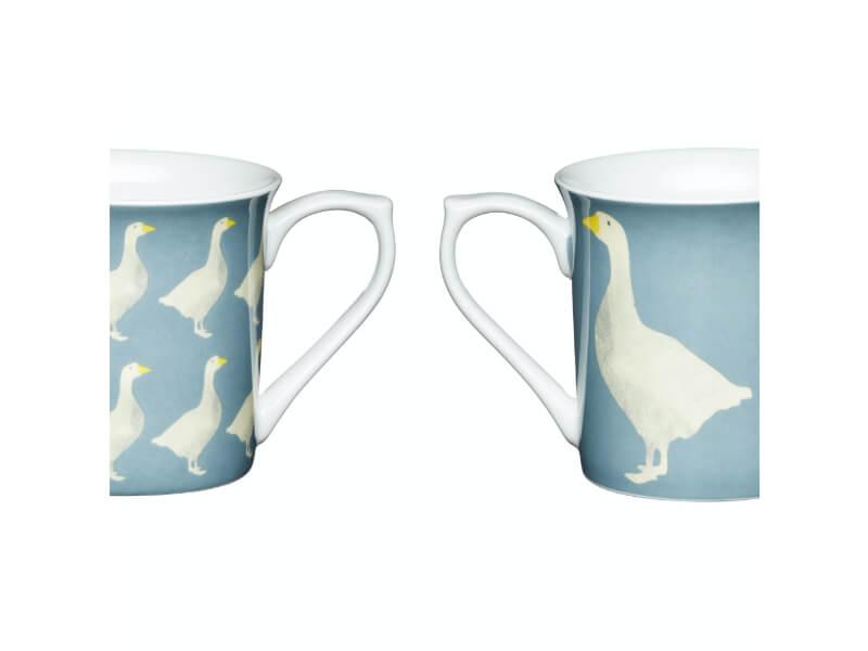 KitchenCraft Fluted Mug - Goose - Potters Cookshop