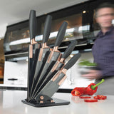 Buy Taylor's Eye Witness  5-Piece Kitchen Knife Block Set - Rainbow –  Potters Cookshop