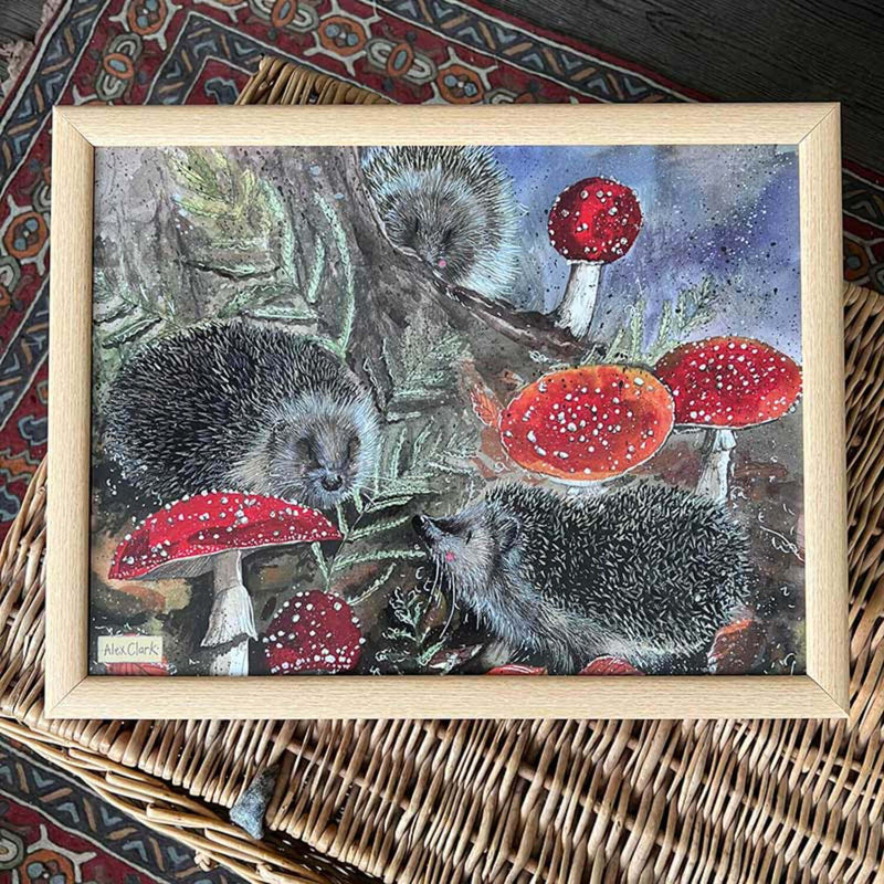 Alex Clark Lap Tray - Hedgehogs