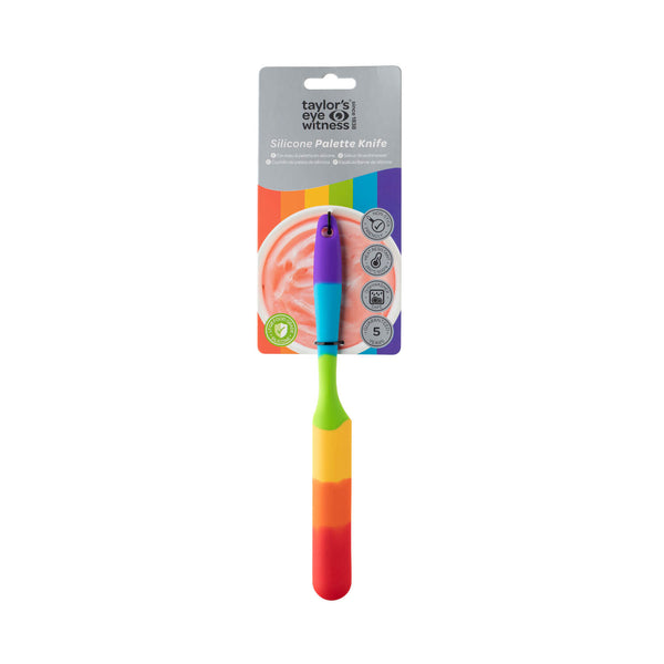 Taylor's Eye Witness Mini Silicone Palette Knife - Rainbow