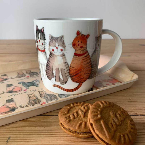 Alex Clark Mug - Marvellous Moggies - Potters Cookshop