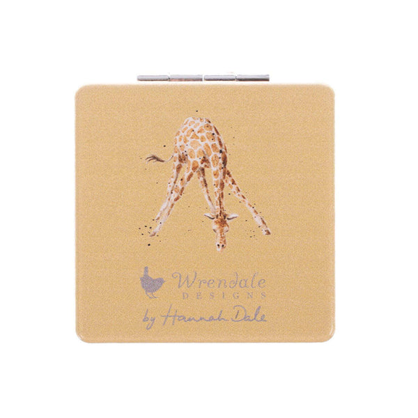 Wrendale Designs Compact Mirror - Flowers Giraffe