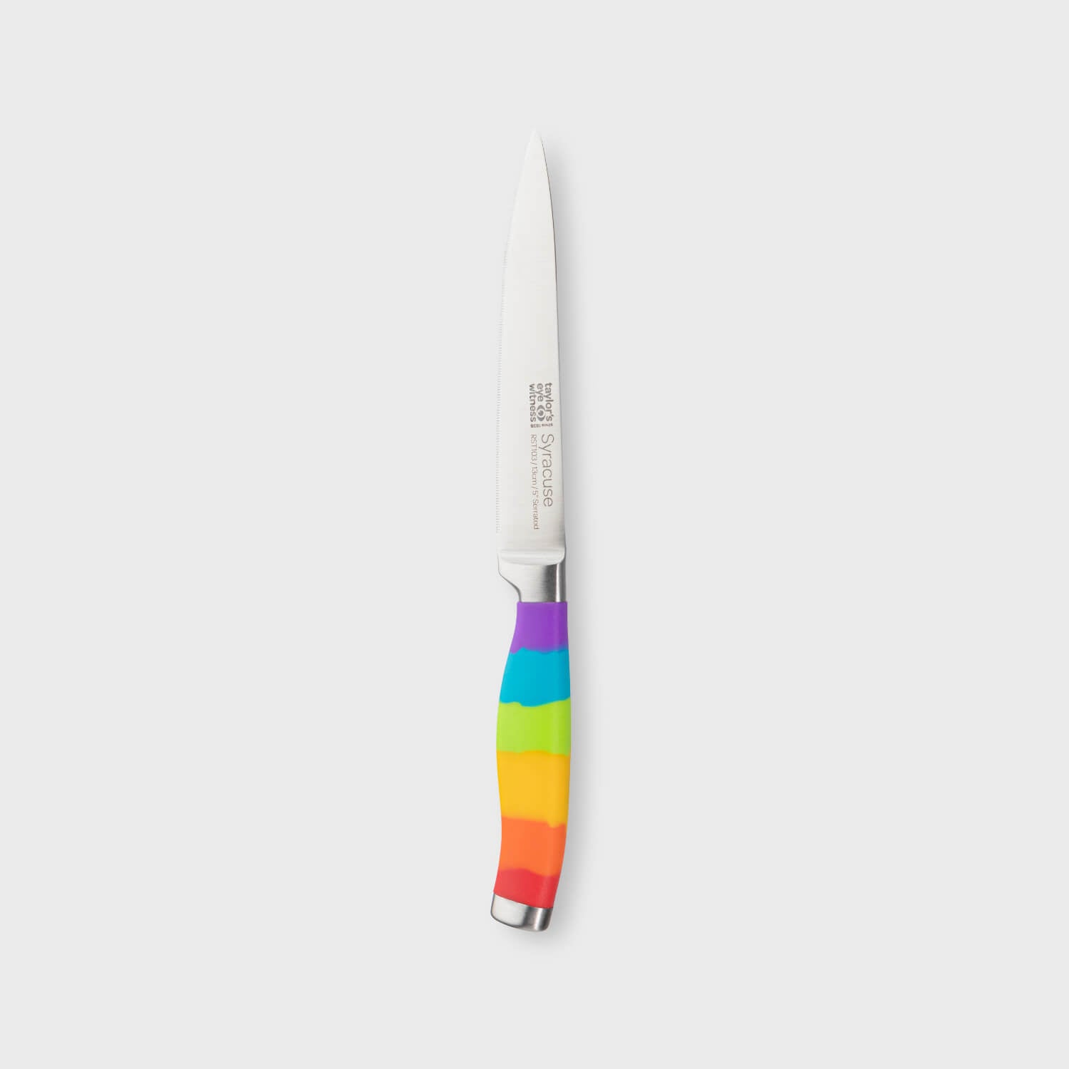 Buy Taylor S Eye Witness 13cm Syracuse Serrated Knife Rainbow Potters Cookshop