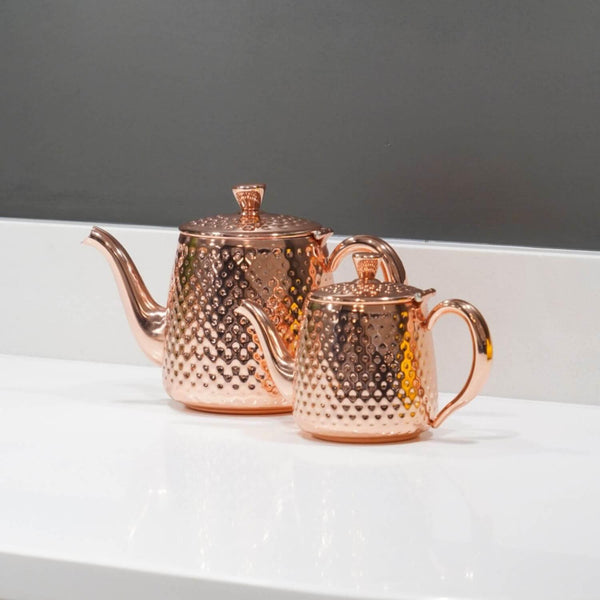 Grunwerg Sandringham 6 Cup Tea Pot - Copper - Potters Cookshop