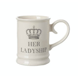 Tuftop Majestic Coronation 300ml Stoneware Cream Mug - Her Ladyship