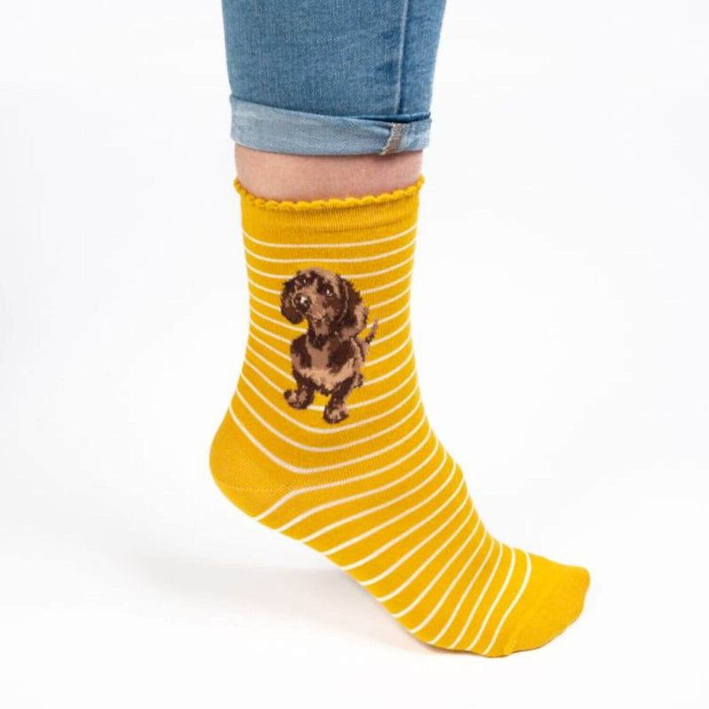 Wrendale Designs Mustard Yellow Socks - Little One