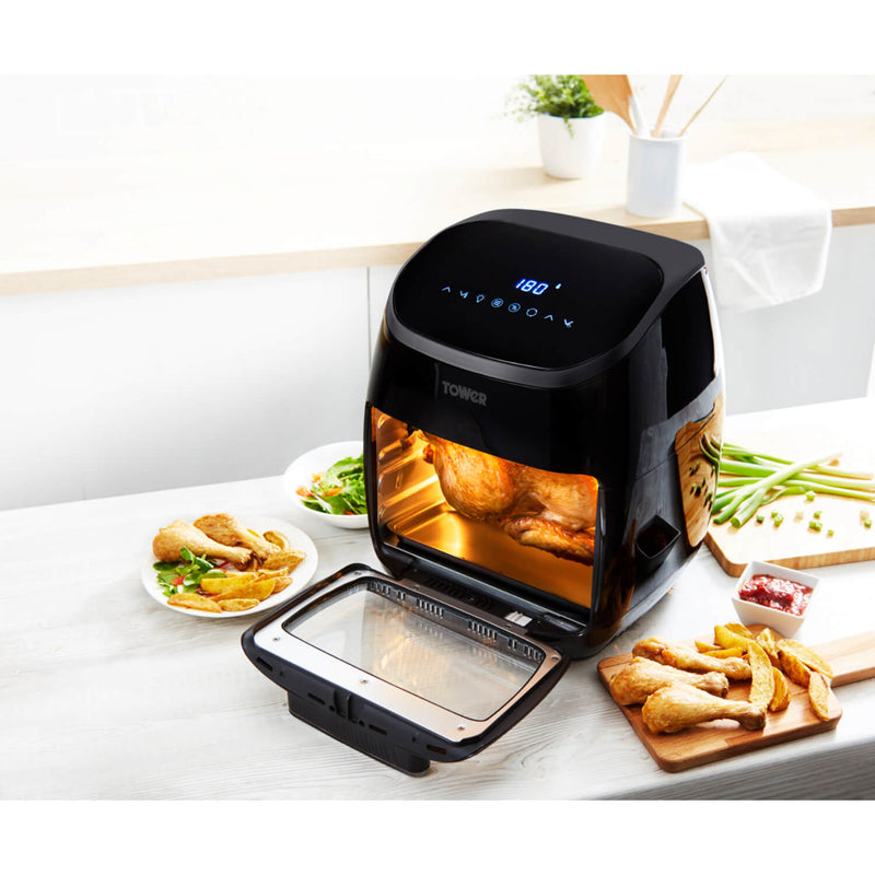 SHAQ 1700W 12qt 7-in-1 Air Fryer Oven Pro w/ Accessories 